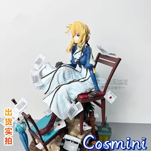 In Stock Violet Evergarden 25cm Figure Toy PVC Collection Model Anime Gift - Picture 11 of 20