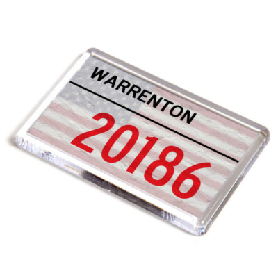 FRIDGE MAGNET - Warrenton, 20186 - US Zip Code | eBay