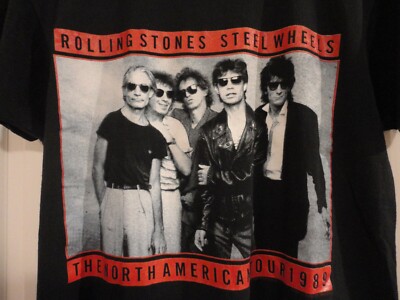 80s ROLLING STONES STEEL WHEELS TOUR 1989 50/50 Screen Stars 