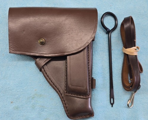 Russian Makarov Holster (Bergundy) with Lanyard & Cleaning Rod