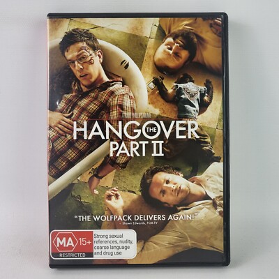 The Hangover Part 2 DVD Movie 2011 Dir. Todd Phillips Bradley Cooper Comedy R 4