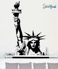 Large Statue of Liberty Wall Decal Sticker. New York City Decor NYC NY #136