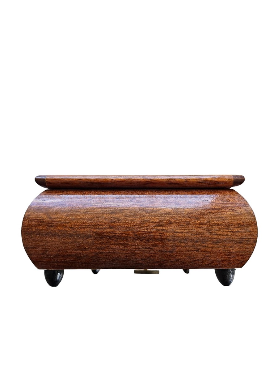 リュージュ オルゴール My Lady Greensleaves Vintage Reuge Swiss Musical Movement Wood Music Box 