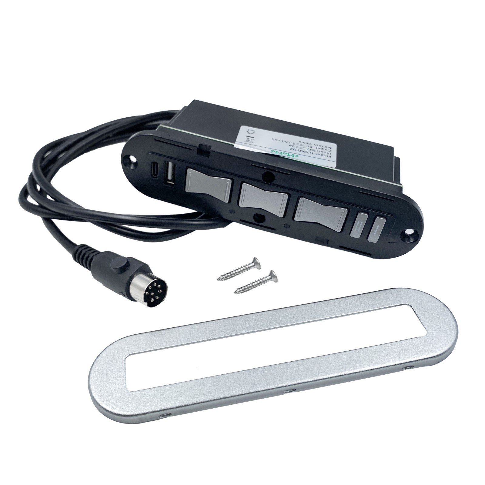 Emomo 8 Button 8 Pin Switch HX90TU2B Recliner Chairs Hand Control with USB A C