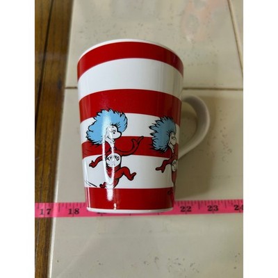 Dr Seuss The Cat in the Hat Thing 1 Thing 2 Mug Blue Interior Quote