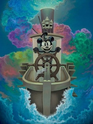 Willie's Exploration Of Color Jared Franco Limited Giclée on Canvas Disney