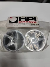 HPI # 2175 Super Star Mt Wheels Chrome NIP  RC10 T LX-T Fronts. 