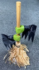 Halloween Decor Motorized Dancing Witches Broom Eerie Sounds Uni-Pro 16"