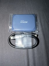 Crucial - X10 4TB External USB-C SSD - Blue CT4000X10SSD9 No Packaging NEW OPEN