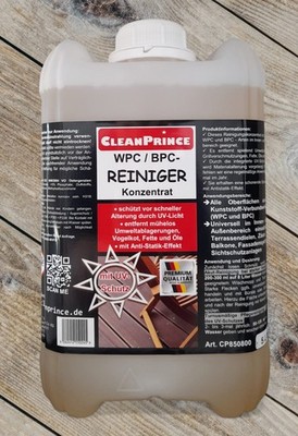 WPC Reiniger BPC Konzentrat 5 Liter | Terrasse Cleaner Böden Holzfliesen