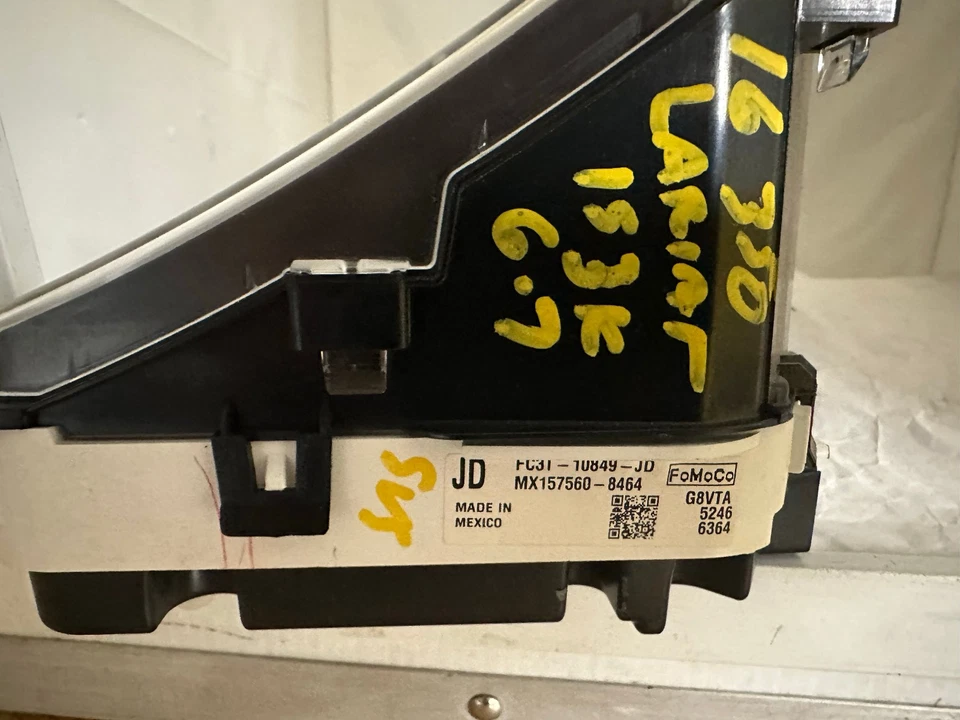 Speedometer Instrument Cluster 2016 Ford F350 F250 Gauges 153,479 Miles DIESEL - Image 3 of 3