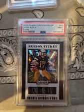 2019 panini contenders josh allen psa 9 #53 FAME 4/5 Rare 
