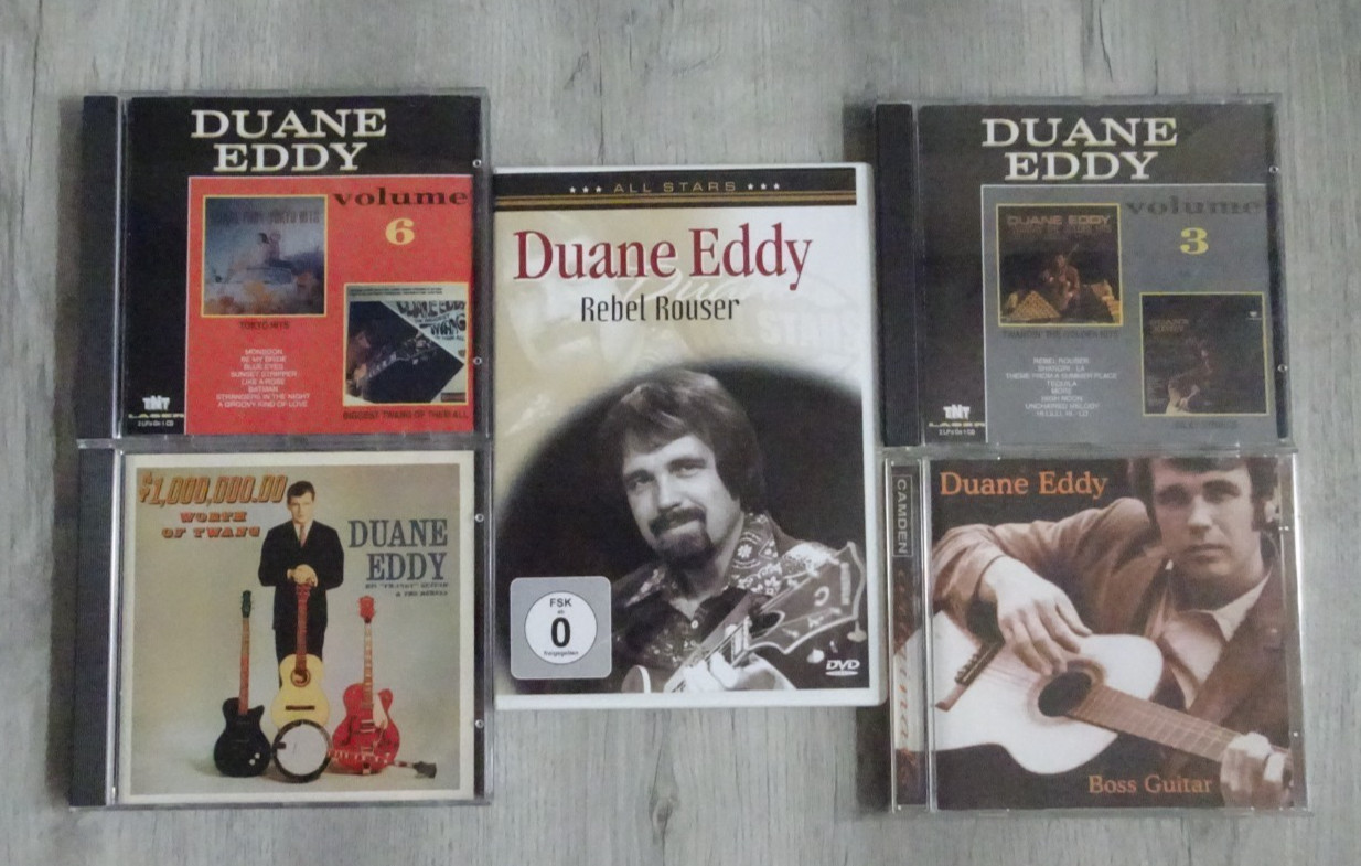 Duane Eddy CD Lot X4 + DVD  $1 Million Worth of Twang Silky Strings Tokyo Hits