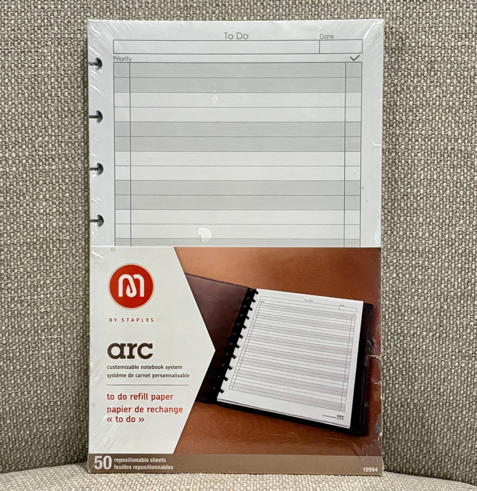 M by Staples ARC To Do Refill Paper 50 Sheets 5.5" x 8.5" #19994 NEW SEALED