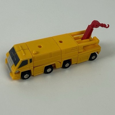 Vintage G1 Transformers Micromaster Constructor Squad Stonecruncher mini robot