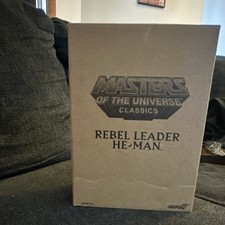 Super7 Masters of the Universe Classics Rebel Leader He-Man Action Figure Boxed