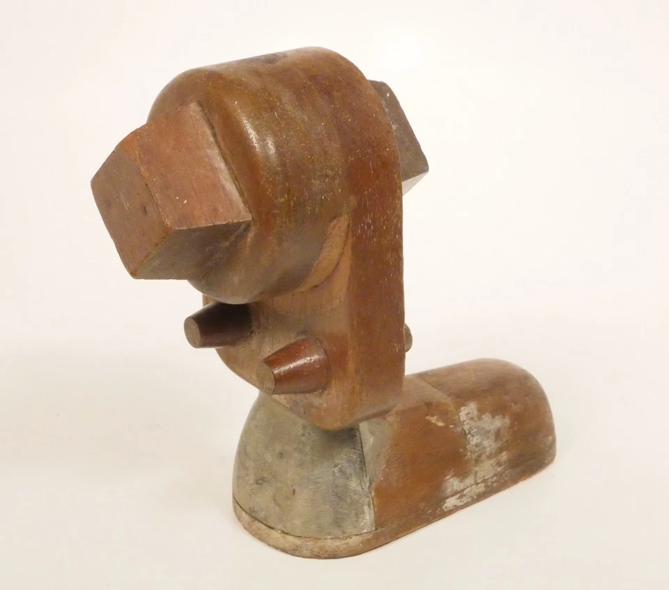 Antique Industrial Foundry Pattern Unique Design Unknown Part 5.5" x 5" x 2.75" - Image 2 of 4