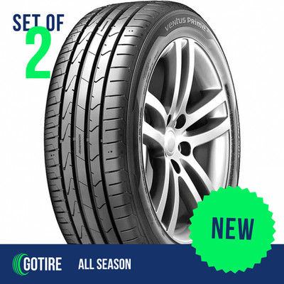 2 X New - 255/45R18 Hankook Ventus Prime3 K125 99W