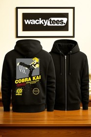 Cobra Kai Kung Fu 8bit NES Gaming Cover Style Graphic Tee Shirt