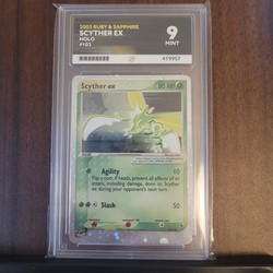 Scyther ex 102/109 EX Ruby & Sapphire Holo Rare