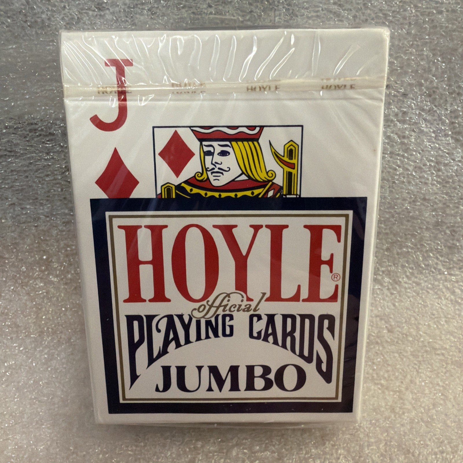 Hoyle® Jumbo Index Playing Cards - BLUE & SEALED Single Deck Made In USA.