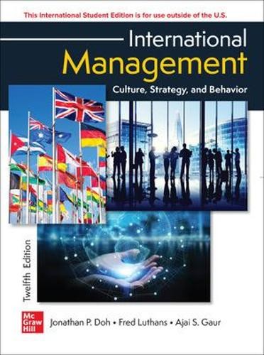 International Management: Culture Strategy and Behavior ISE b... - 9781266097904