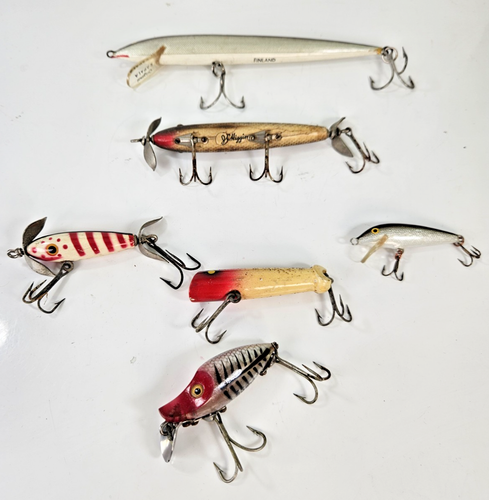 Lot De 5 Leurres De Pêche Rapala Vintage – Jigging Flottant, Boîtes Incluses, Neufs