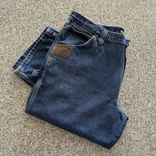 Wrangler Riggs Workwear Jeans Mens 40x32 Striaight Relaxed