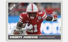 Emmett Johnson    Novelty Football Card! Nebraska Cornhuskers