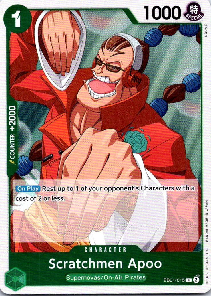 Scratchmen Apoo EB01-015 Extra Booster: Memorial Collection One Piece Foil NM