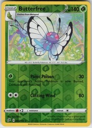 Butterfree 003/192 Reverse Holo Rebel Clash