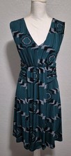Banana Republic Sleeveless multicolored short dress green, black & gray Size S