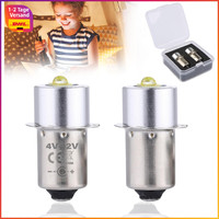 Led-Taschenlampenbirne 3W 4-12V P13.5S Notarbeitslichtlampe 2 StüCk Ersatzlampe