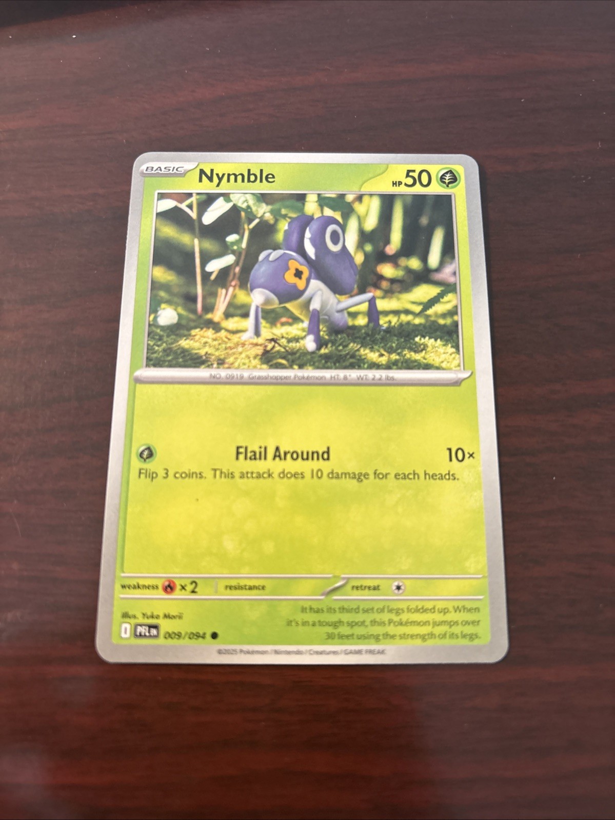 Pokemon Nymble 009/094 Me02: Phantasmal Flames Regular