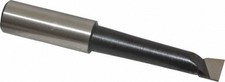 Made in USA 3/8" Min Bore Dia 1-7/8" Max Bore Depth, 1/2 Shank Cobalt Boring Bar