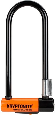 Kryptonite Evolution Series U-Lock 3 x 9.5'' Keyed Black Includes Bracket