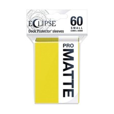 Ultra Pro Card Sleeves Standard Eclipse Small Matte - Lemon Yellow New