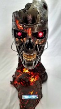 Terminator 2 - PureArts Battle Damaged T-800 1/1 Scale Mask - LightUp - NEU