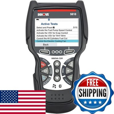 Innova 5610 OBD2 Bidirectional Scan Tool with Updates & US Support