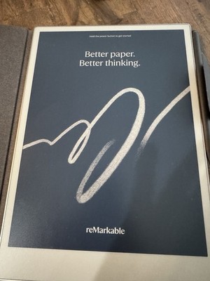 reMarkable Paper Pro Bundle   Black Folio, Marker & Extra Tips