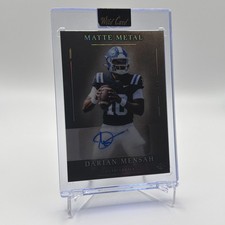 Darian Mensah Auto 3/3 2026 Wild Card Matte Metal RC Blue Ink 🔵🔥