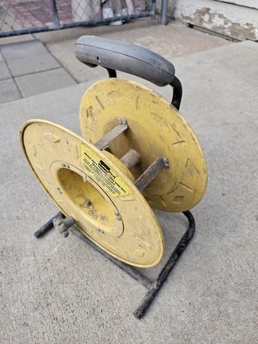 LumaPro 11A562 Hand Held Mount, Yellow, Heavy Duty Cord Storage Reel