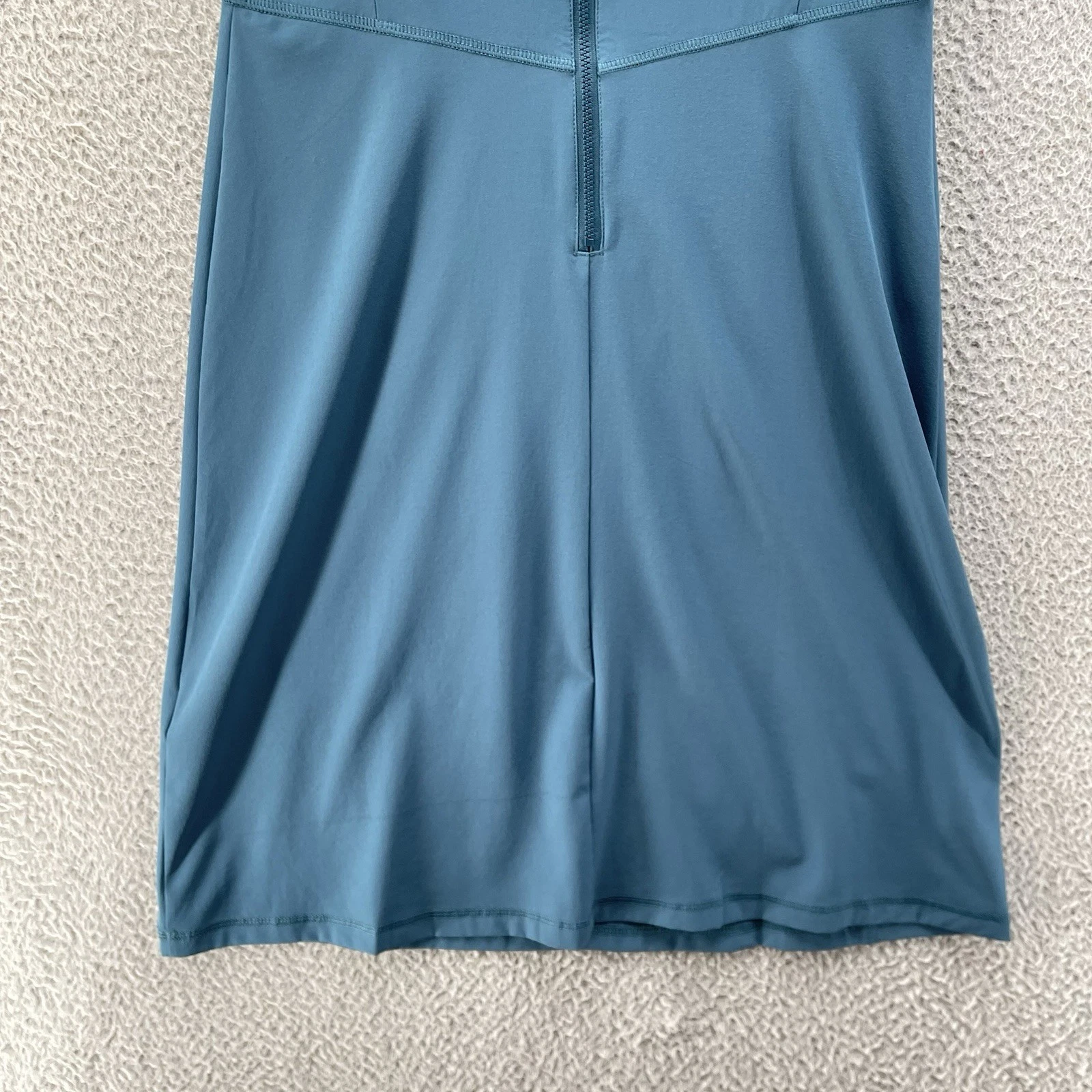 VETEMENTS Abito Title Nine donna 4 blu senza maniche zip tasche atletiche leggero escursionismo