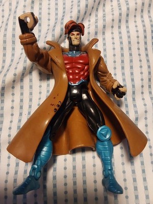 X-Men vs Street Fighter GAMBIT 1998 Toybiz 5'' Figure Marvel Capcom