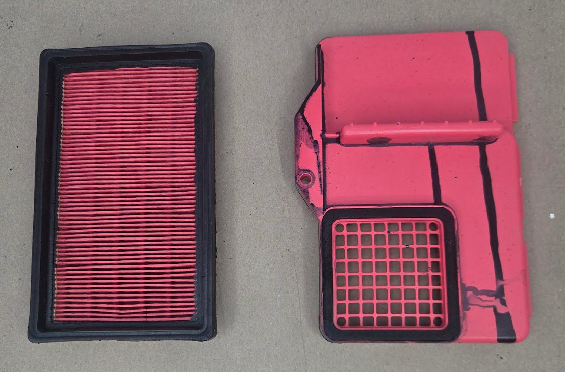 Videojet 1580 Air Filter Cover Housing Door Panel w/ Used Filter 611221
