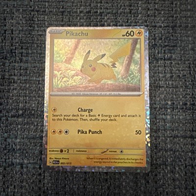 Pikachu 002/015 Mcdonald's 2024 Holo