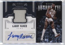 2017-18 Panini Dominion With Authority Jersey Autos 34/49 Larry Nance Auto ms9