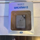 Vintage Sony Stereo Walkman II WM-2 Silver Metal PARTS / REPAIR?  Original Box