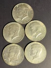 Lot Of 5 1967 Silver Kennedy Half Dollars