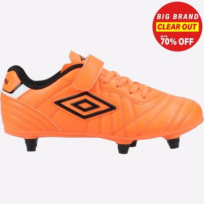 Umbro Speciali Liga Junior High Performance Football Boot Orange